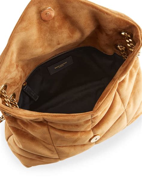 ysl loulou puffer small bag|ysl loulou puffer suede.